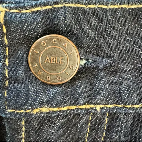 ABLE Denim Dark Wash Mini Skirt. Size 30. Size M