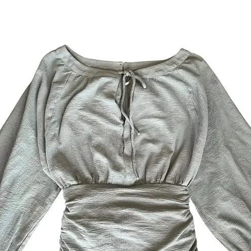 Free People  Women’s The Only One Mint Balloon Long Sleeve Mini Dress Size XS