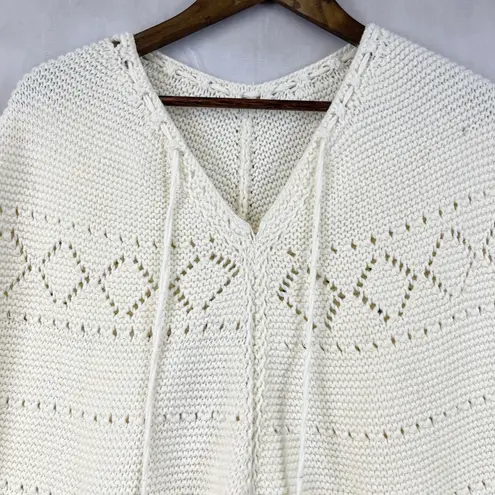 Handmade Poncho Boho Festival Cottage Western Tassel Fringe Stagecoach Size undefined