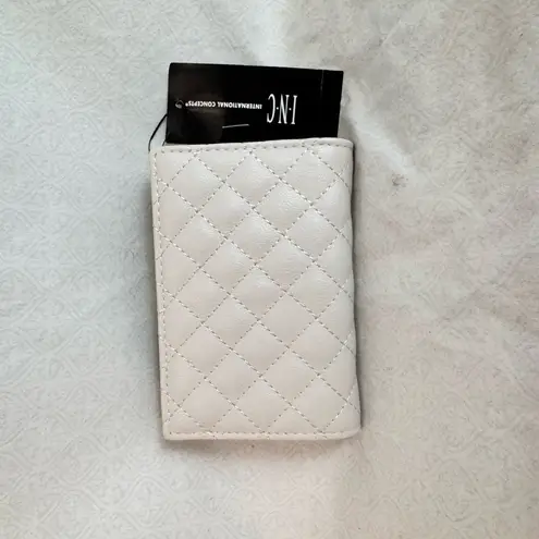 INC International Concepts Cream Textured Wallet