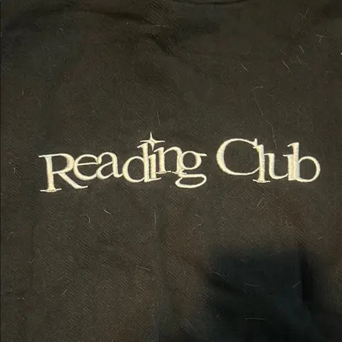 Black Hoodie Sweatshirt Pullover Design Size M