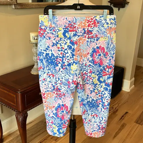 kim rogers Comfy Floral Pull On Pants