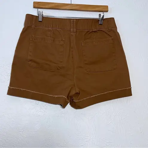 Democracy Ab Solution High Rise Shorts SZ 14 Brown Earthy