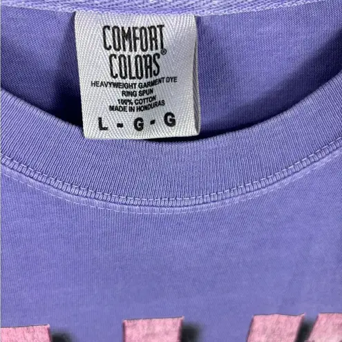 Comfort Colors 90s Customized Pet T-Shirt “Allie” in Purple