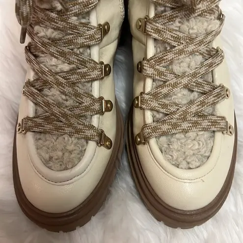 Circus by Sam Edelman Sam Edelman Georgia Shearling Lace up boots Fisherman Core B11