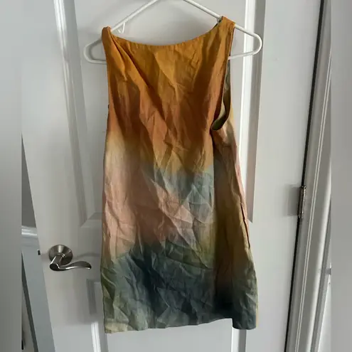 STAUD Boa Linen Dress Size M