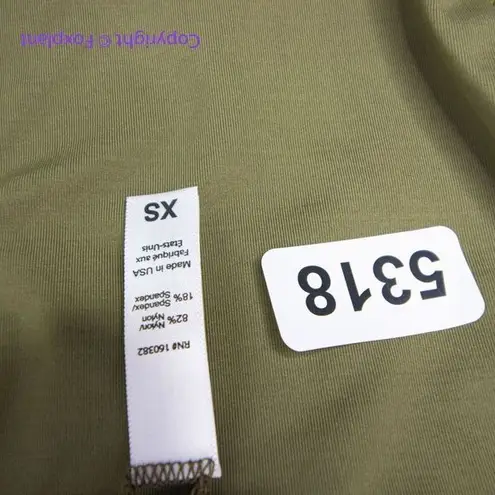 NEW Free People* Kya reversible stella bikini bottom, green, size XS Green