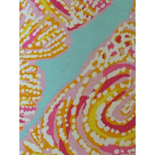 Lilly Pulitzer  Loren Dress L Tini Bikini Print Short Sleeve
