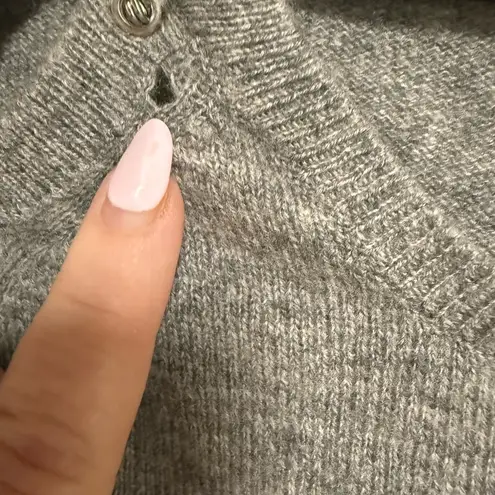 The Kooples Gray Sweater with Shoulder Details