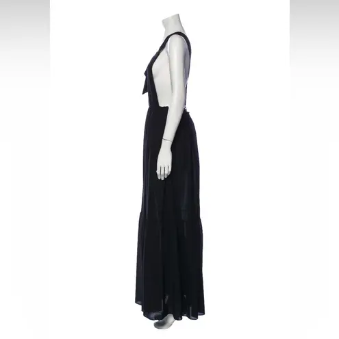 Pinko Backless Black Gown