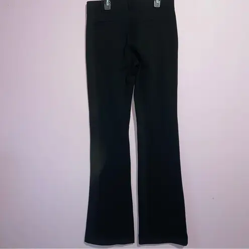 Betabrand Two-Pocket DPYP Dress Pant Yoga Pant Bootcut Women M Long Office Black