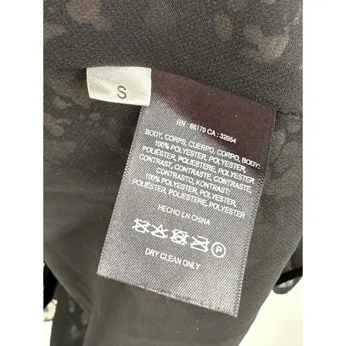 Paper Crown Womens Polka Dot Black Dress Size S Fairy Witch Bell Sleeve Artsy