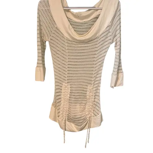 Frederick's of Hollywood white long sleeve shirt size xl