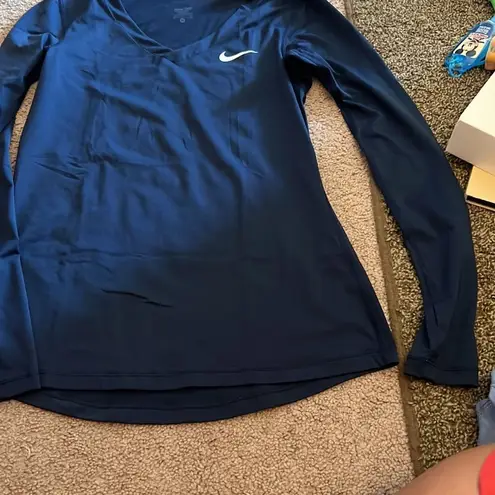 Nike  pro blue top M