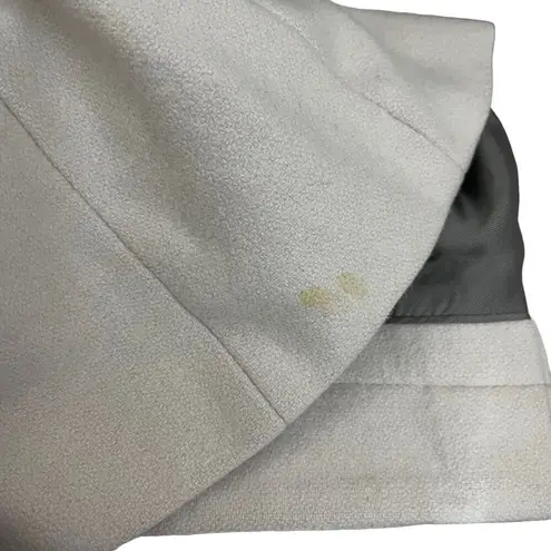 Reiss Sami Shawl Wrap Coat Women’s Size 0 Cloud Wool Cashmere The Archive Flawed