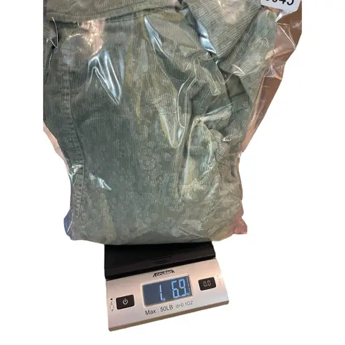 VTG Y2K Denim & Co. Sage Green Corduroy Jacquard Blazer Jacket S Button Up