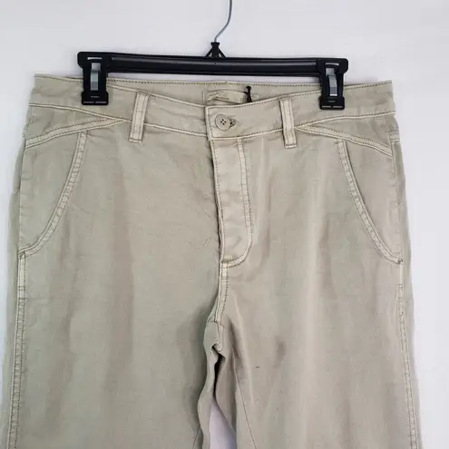 prAna NWT  Janessa Pant Women's Size 10 Pebble Grey Narrow Leg Sleek Aesthetic