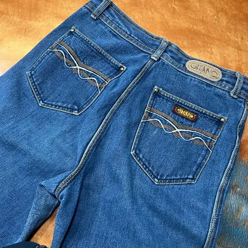 Vintage Gitano Blue Jeans size 11/12 100% cotton made in Hong Kong straight