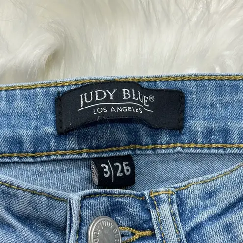 Judy Blue Pearl & Silver Embellished High Rise Skinny Jeans