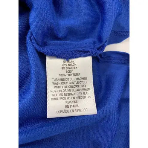 JM Collection Women's Casual Blazing Blue Blouse