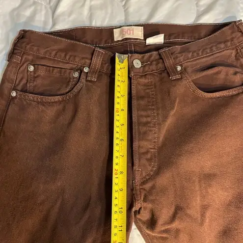 Levi’s 501 Vtg Jeans Size 10 Inseam 31 inches Women’s Brown