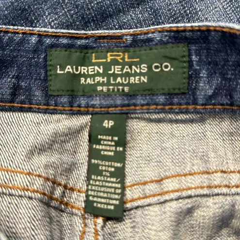 Ralph Lauren LRL Lauren Jeans Co  Mid Jean Skirt Size 4P EUC #5555
