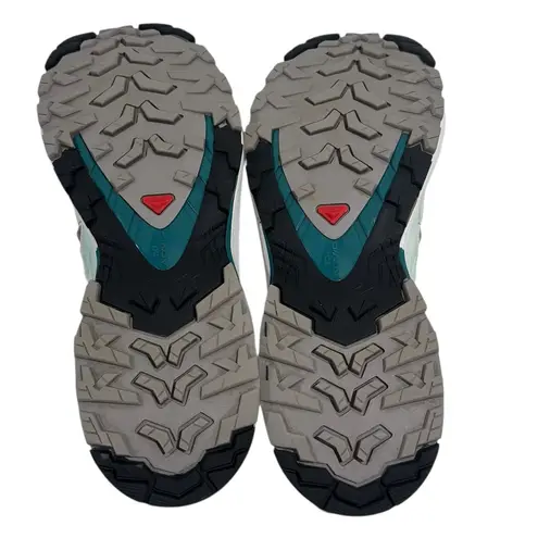 Salomon Women's XA PRO 3D Aqua and Gray Trail running Athletic Shoes Size 8