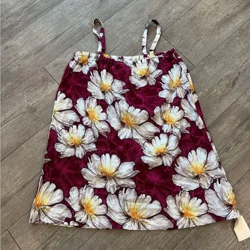 Simonetta White and Yellow Sundress Sleeveless Spaghetti Strap