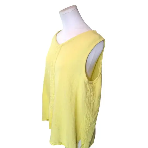 Women's Oh My Gauze! Butter Yellow Cotton Top