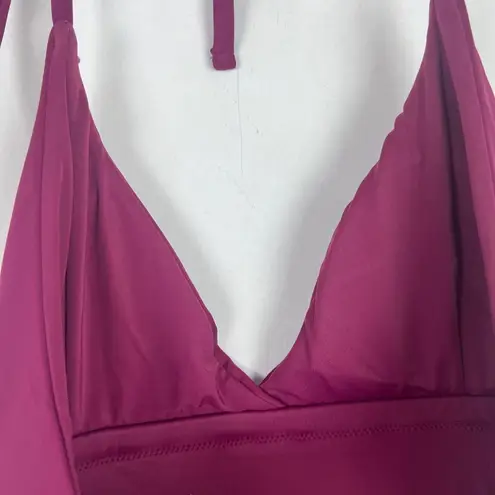 ANDIE NWT Swim The Lagos One Piece Swimsuit Flat Plum Size Large L NEW