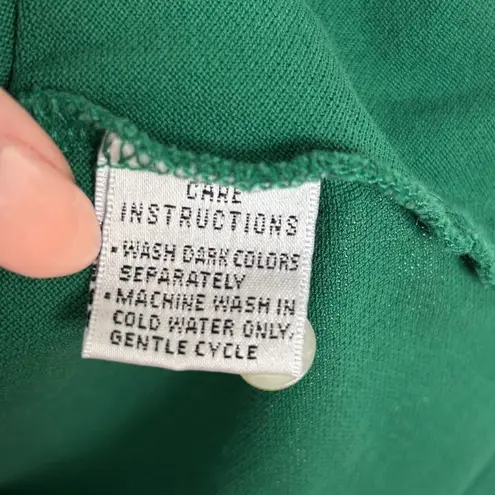 Vintage Masters Collection Green Polo Shirt Ladies Size M