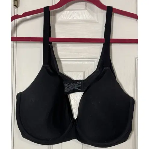 Cacique Black Star Print Mesh Bra Lining, Wireless, 4 Hooks, Wide Straps 40D