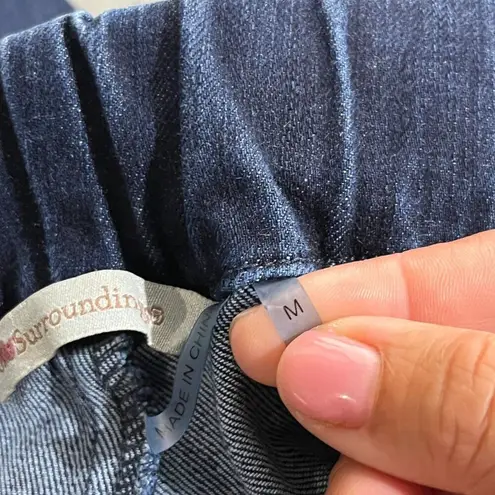 Soft Surroundings Women Denim Wash Pull On Skinny Jeans Size Medium