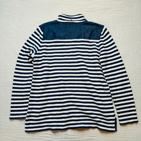 Vineyard Vines  Stripe Reverse Terry Relaxed Shep Shirt