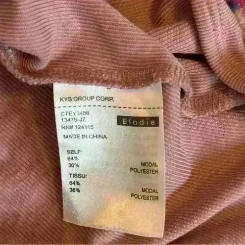 Elodie  Women’s Blush Pink Bodysuit Size Large