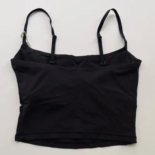 SKIMS Fits Everybody Cropped Cami Top Onyx Black Size XS NEW