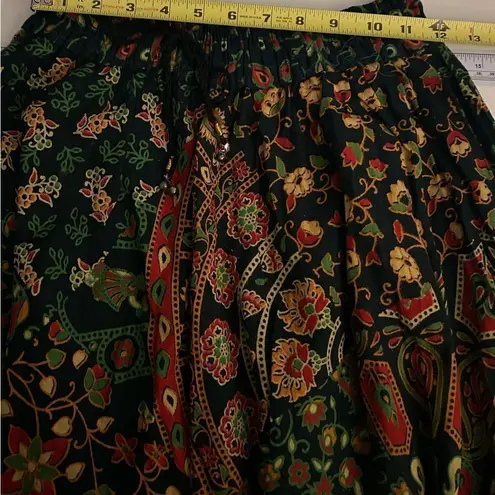 Women’s Colorful Elephant Cotton Jaipuri Sanganeri Print Maxi Skirt One Size Orange Size undefined