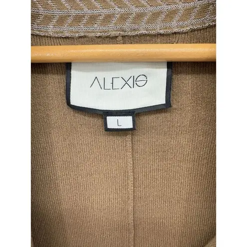 Alexis Lucien Jacket Brown Cream REVOLVE Women's Size Large Wool Blend