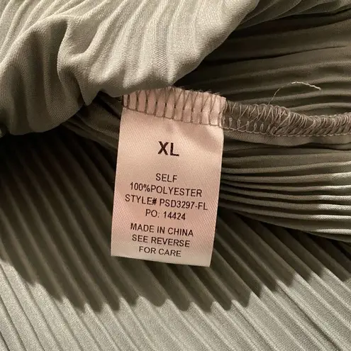 Baltic Born Gabriella Satin Midi Dress in Eucalyptus Green Extra Large