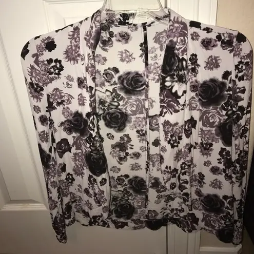 Nordstrom White floral print blazer size S