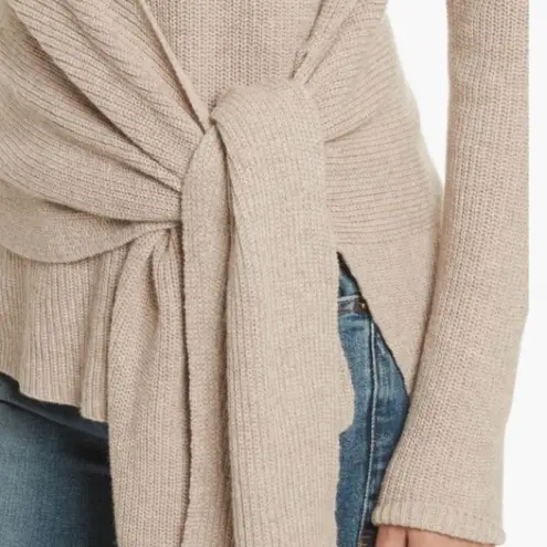 Brochu Walker Sweater Greys Wrap Sweater in Paloma Melange Sz XS EUC