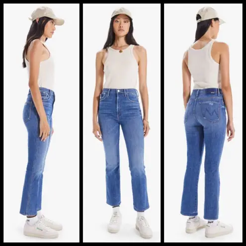 đź’•MOTHER SUPERIORđź’• High Waisted Smokin Double Ankle Jeans Broken Record 32 NWT Blue - Image 5