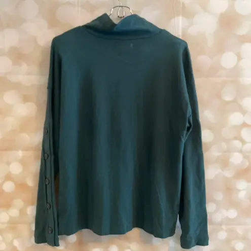 Madewell Teal Turtleneck Sweater