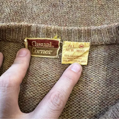 Casual Corner Women's Brown Crewneck or V