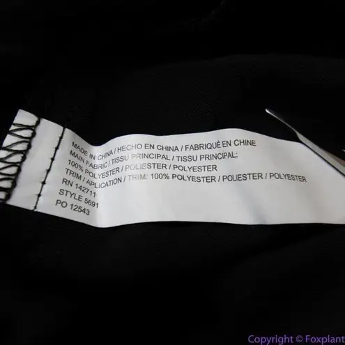 Eloquii NEW wide leg jumpsuit short sleeve white trim, 14