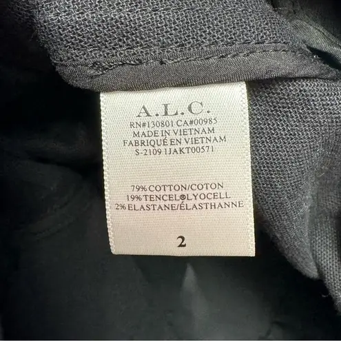 ALC Frank NWT A.L.C. Lorimer ll Cropped Cargo Jacket in Black Size 2
