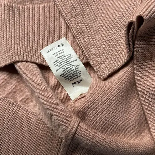 Aritzia Wilfred Cyprie Pink Turtleneck Sweater Sz XS