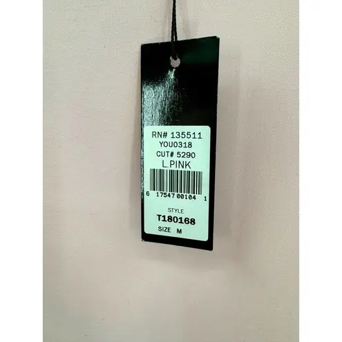 WHY DRESS Pink With Size Medium Accordion Pleated Back Zip Girly Feminine