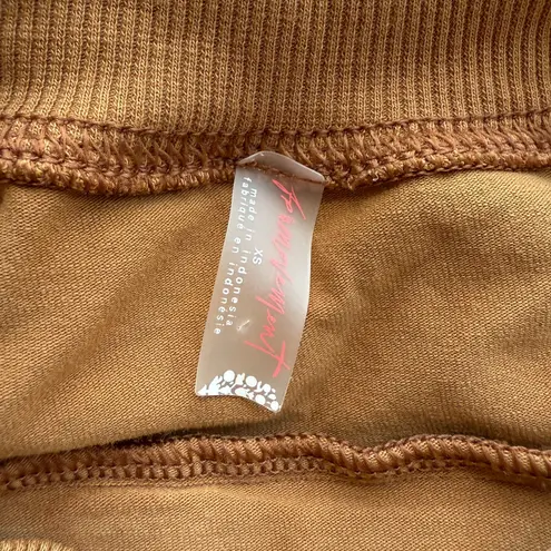 Free People Movement Hot Short Flirt Dress Size XS Brown