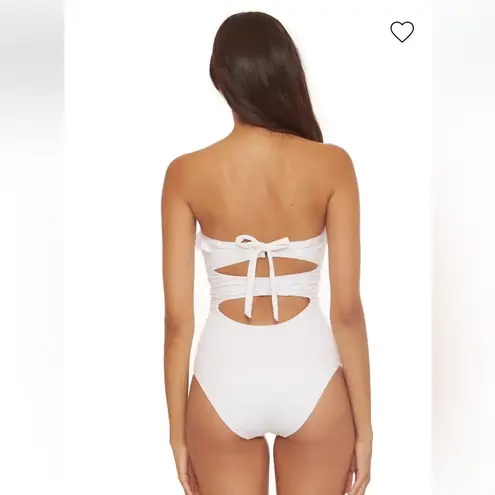 SOLUNA Maillot One Piece Swimsuit, Large, White, $148 White